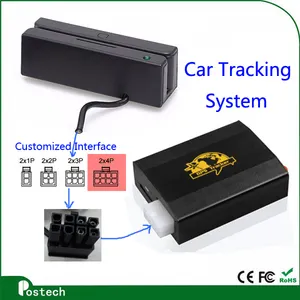 GPS tracking systeem magnetische kaartlezer voor streep kaart voor driver identificatie