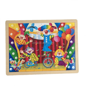 <span class=keywords><strong>Puzzle</strong></span> en bois 2D <span class=keywords><strong>Happy</strong></span> Circus Clown - Product Image 1