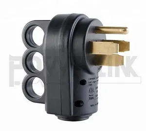 ED-507P RV Heavy Duty 50A 14-50P Replacement Male Plug with Handle