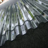 小屋/温室用透明プラスチックポリカーボネート/PC段ボール透明屋根シート
