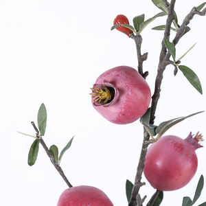 Granada artificial ramas de frutas para la decoración casera Granada 3 fruta <span class=keywords><strong>2</strong></span> colores Granada Artificial Rama - Product Image 4