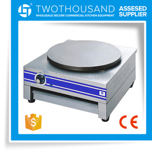 Alta calidad 1 o 2 cabezas eléctrico automático Roti Maker y Crepe que hace <span class=keywords><strong>la</strong></span> máquina - Product Image 1