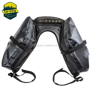 Tarpaulin Waterproof Bike Saddlebags Bicycle Motorcycle Side Tail Saddle Pannier Bag