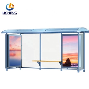 Thiết Bị Quảng Cáo Xe Buýt Nơi Trú Ẩn Với Năng Lượng Mặt Trời Bảng Điều Chỉnh Ánh Sáng Hộp Biển Quảng Cáo - Product Image 3