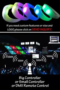 Kunststoff Silikon Programm Armband LED Dmx - Product Image 2