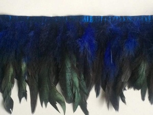 Frange de plumes de poulet noires en gros de Chine pour la vente - Product Image 6