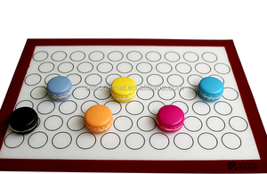 <span class=keywords><strong>Tapis</strong></span> <span class=keywords><strong>de</strong></span> <span class=keywords><strong>cuisson</strong></span> en silicone <span class=keywords><strong>de</strong></span> qualité supérieure pour macarons-Taille d'une demi-feuille-<span class=keywords><strong>Tapis</strong></span> <span class=keywords><strong>de</strong></span> <span class=keywords><strong>cuisson</strong></span> antiadhésif réutilisable - Product Image 3