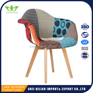 Colorful Solid LK505-5 Madera Taburete Silla de Comedor Piernas Con Singular - Product Image 1