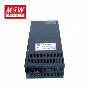 단일 출력 220V AC-DC 12V <span class=keywords><strong>1000W</strong></span> 변압기 S-1000-12 전원 공급 장치 산업용 50Hz 주파수 출력 - Product Image 3