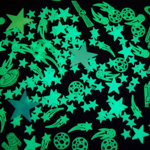 Gift Eco-friendly Design Glitter Stickers <strong>Glow</strong> <strong>in</strong> <strong>the</strong> <strong>Dark</strong> <strong>Stars</strong> Dots for Ceiling - Product Image 6