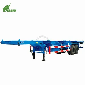 Container Nhà Sản Xuất Khung Sử Dụng 20 Ft Xe Hàng Hóa Hauler Rơ Moóc Container Giao Hàng Trailer Cho Bán Gần Tôi