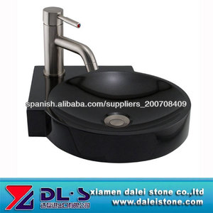 Negro absoluto fregadero de <span class=keywords><strong>la</strong></span> cocina de granito - Product Image 1