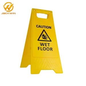 Safety Sign, Wet Floor Warning Signs, Plastic Wet Floor Caution Sign