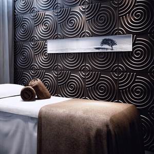 Papiers peints décoratifs à fleurs <span class=keywords><strong>pour</strong></span> décoration intérieure 3D Panneaux muraux <span class=keywords><strong>pour</strong></span> boutique Panneaux muraux en béton Panneaux muraux intérieurs en feuilles - Product Image 3