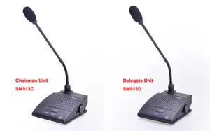 Desktop Wireless Microphone SINGDEN SM913 Desktop Condenser Conference Microphone 2.4g Wireless Microphone