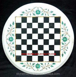 White <b>Stone</b> <b>Table</b> Handcrafted <b>Top</b> - Product Image 1