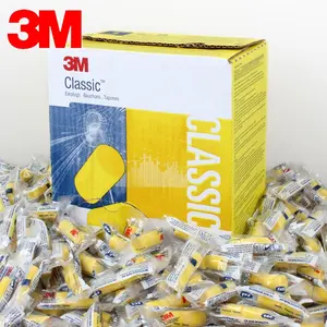 3m kulak tıkaçları 312-1201 klasik kulaklıklar küçük çocuk için kadın uyku anti-gürültü sarı kulaklıklar to to uyku/çalışma