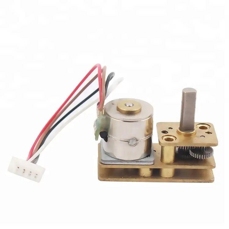 10mm Stepping motor 5V 2 phase 4 wire micro geared stepper motor with metal gearbox 1:380 gear ratio