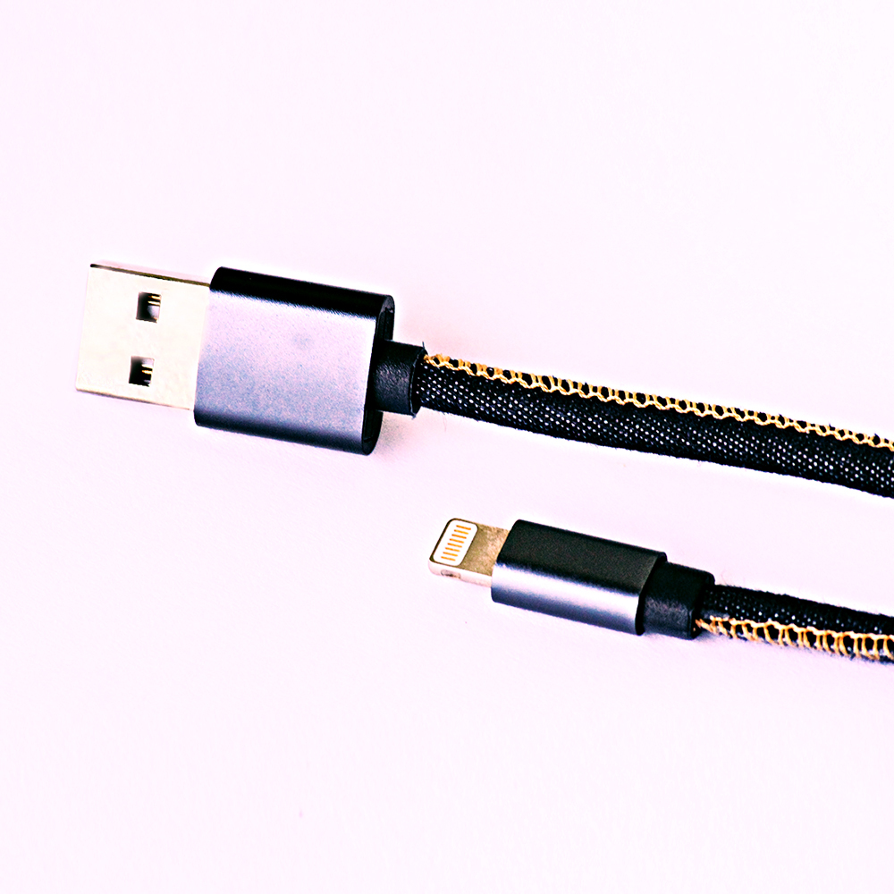 Rapide charge & data transmission type A à B2.0 8pin nylon tressé USB câble