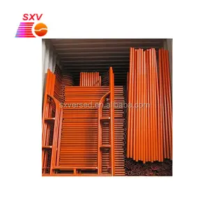 Customized color metal a frame scaffolding for construction