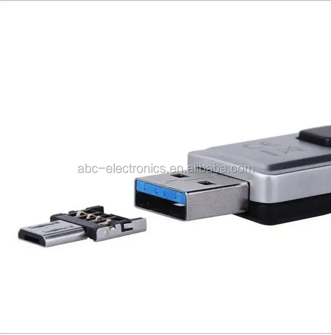 Connecteur d'adaptateur OTG Mini DM Micro USB 5 broches, pour tablette téléphone portable, câble USB/adaptateur de disque Flash
