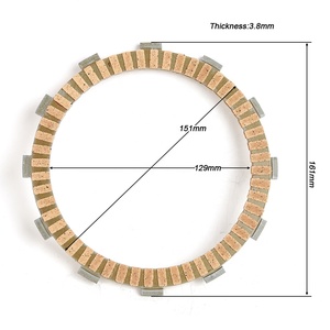 LOW MOQ 1200CC Paper Based Motorcycle Clutch Friction Plate for BWM K1200R K 1200 <strong>R</strong> / K1200S K 1200 <strong>S</strong> / K1200GT K 1200 GT - Product Image 2