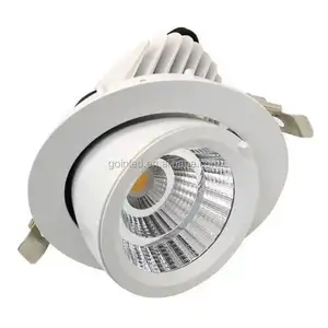 DALI 10w 20w 30w 40w 50w scoop led light 360 rotatable led scoop downlight dimmable gimbal led downlight