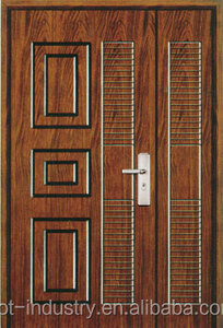 Puerta doble blindada de pavo de acero con todos los accesorios, cerradura, mango de acero inoxidable, bisagras, visor - Product Image 4