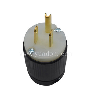 YUADON YD515P chất lượng Cao Rewireable Mỹ NEMA 15A cắm Máy Phát Điện Straight Blade Cắm - Product Image 2