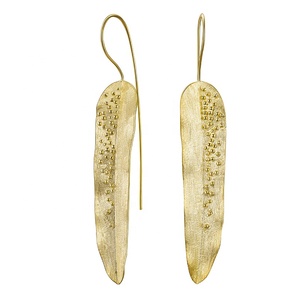 <span class=keywords><strong>925</strong></span> Sterling Silver Vintage Gocce di Rugiada Su Foglie di Salice Ciondola Reale del Foglio Dell'orecchino Per Le Donne Della Ragazza Dei Monili di trasporto del Commercio All'ingrosso - Product Image 5