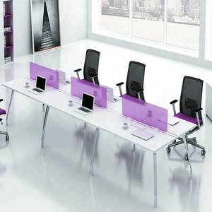 Thiết Kế Hiện Đại Văn Phòng Máy Tính Bàn Góc Phân Vùng Tấm Văn Phòng Tủ - Product Image 2