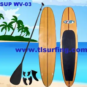 bamboo standup paddle board surfboard for fun