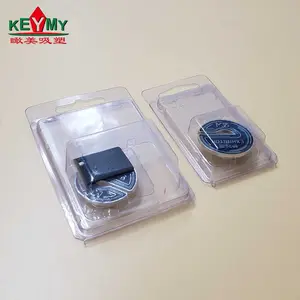 深圳金属rpdcut定制塑料吸塑卡翻盖，PVC吸塑卡包装