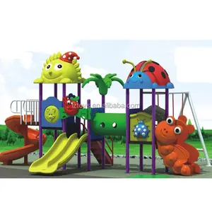 school wooden outdoor play facility/ amusement parks plastic slip slide playground