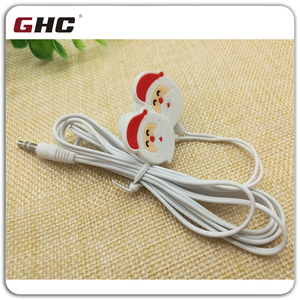 Bouchon en caoutchouc de mode 2D Père Noël écouteur être un cadeau - Product Image 4