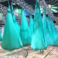Trước Khi Tập Thể Dục Trên Không Yoga Võng Đu 6.4M Mượt Bộ Nylon Căng Thấp Không Khí Bay Đảo Ngược Chống Lực Hấp Dẫn Trên Không Yoga cáp Treo