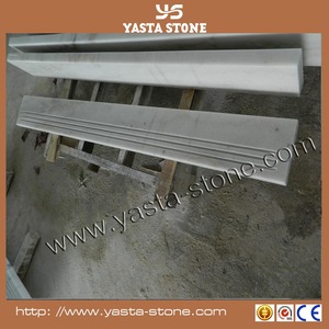 Peldaño de Escalera de Mármol Blanco con Ranura Antideslizante - Product Image 5