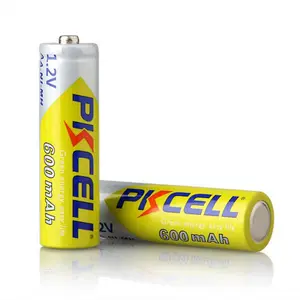 Batteria ricaricabile ROHS ni-mh aa 600mah 1.2v più venduta per spazzolino da denti