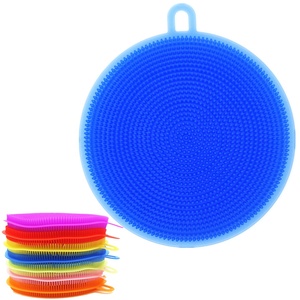 BPA-Free <strong>Silicone</strong> Cleaning Brushes Multi-Function <strong>Antibacterial</strong> Dish Mop and Wash Bowl Scrubbing Pad Hand Style Kitchen Tool - Product Image 3