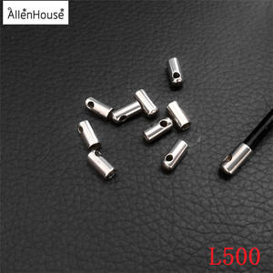 Fashion Round Small Piece 1mm 1,2mm 1,5mm Edelstahl End perlen kappen Schmuck Zubehör und Komponenten - Product Image 5