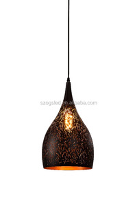 Óxido de hierro negro lámpara de <span class=keywords><strong>la</strong></span> <span class=keywords><strong>vela</strong></span> fuente de luz E27 lámpara <span class=keywords><strong>restaurante</strong></span> - Product Image 6
