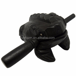 decorativi intagliati a mano thailandia gracidare rana di legno - Product Image 4