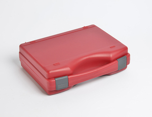 Customized OEM Lightweight Portable Color <strong>Plastic</strong> <strong>Suitcase</strong> with Handle Display Case RoHS Certified Flexible - Product Image 3