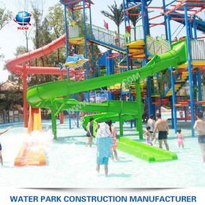 Al aire libre grandes salpicaduras dual toboganes Parque niños + proyectos Water Park para los niños - Product Image 4