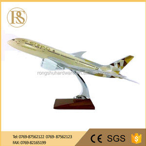 Alta Qualidade 43CM Resina Artesanal B787 Passageiro Planador Planos De Carga Modelos Modelo De Resina Com Impressão Logotipo Do Cliente - Product Image 2