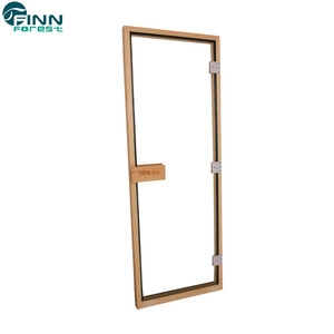 サウナ室用カスタム強化ガラスサウナドア - Product Image 6