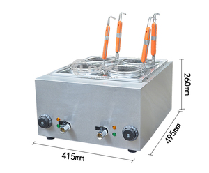 Popolare Commerciale macchina per La Pasta Elettrica Fornello/Pasta Caldaia Con 4 Pentole - Product Image 6