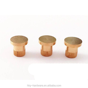 M2 M2.5 M3 M4 <strong>M5</strong> <strong>T</strong> Shape Blind Knurling <strong>Threaded</strong> Brass <strong>Insert</strong> Nut - Product Image 2