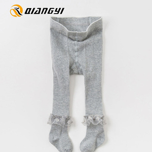 Collants pour bébé en coton gris, <span class=keywords><strong>noir</strong></span> et blanc, colorés, fabriqués en Chine - Product Image 2