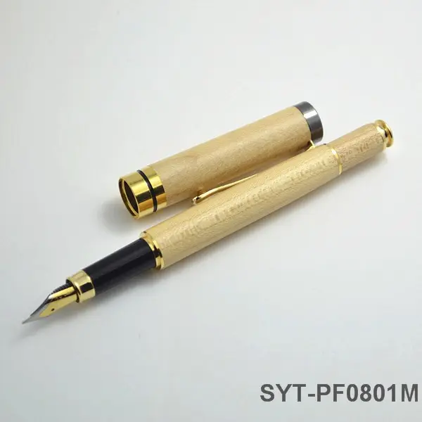 Unique design wood fountain pen with top grade quality